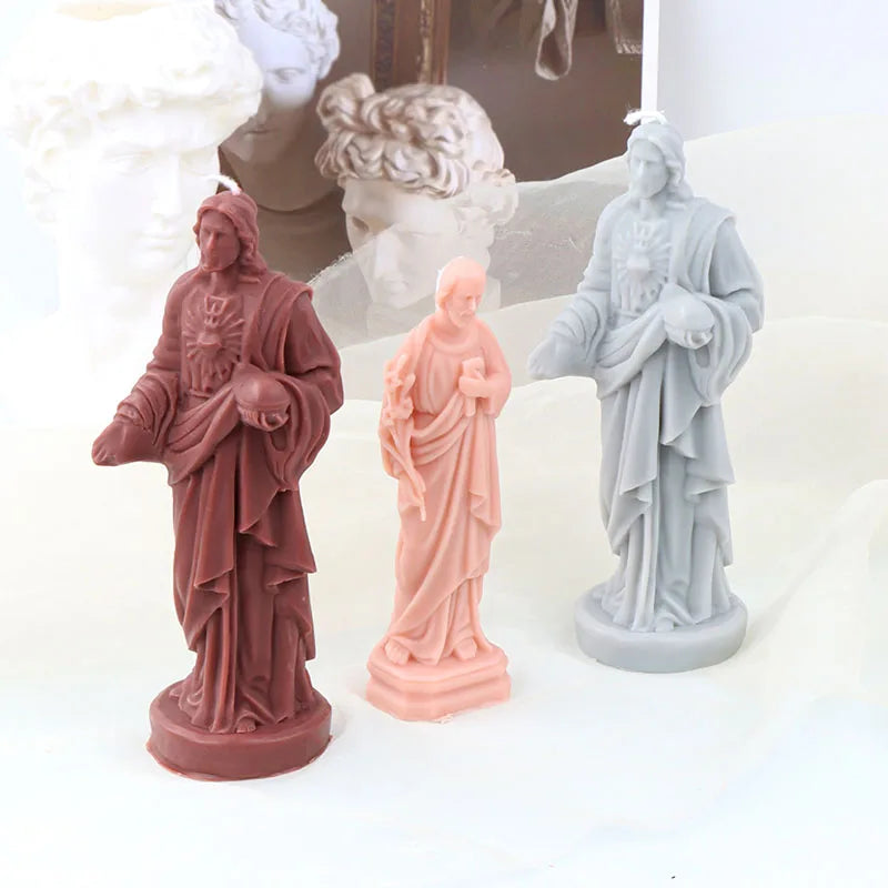 Matriță din silicon pentru lumânări și statuete religioase, model la alegere