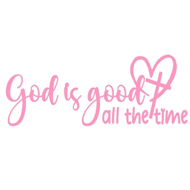 Autocolant auto creștin „God Is Always Good”