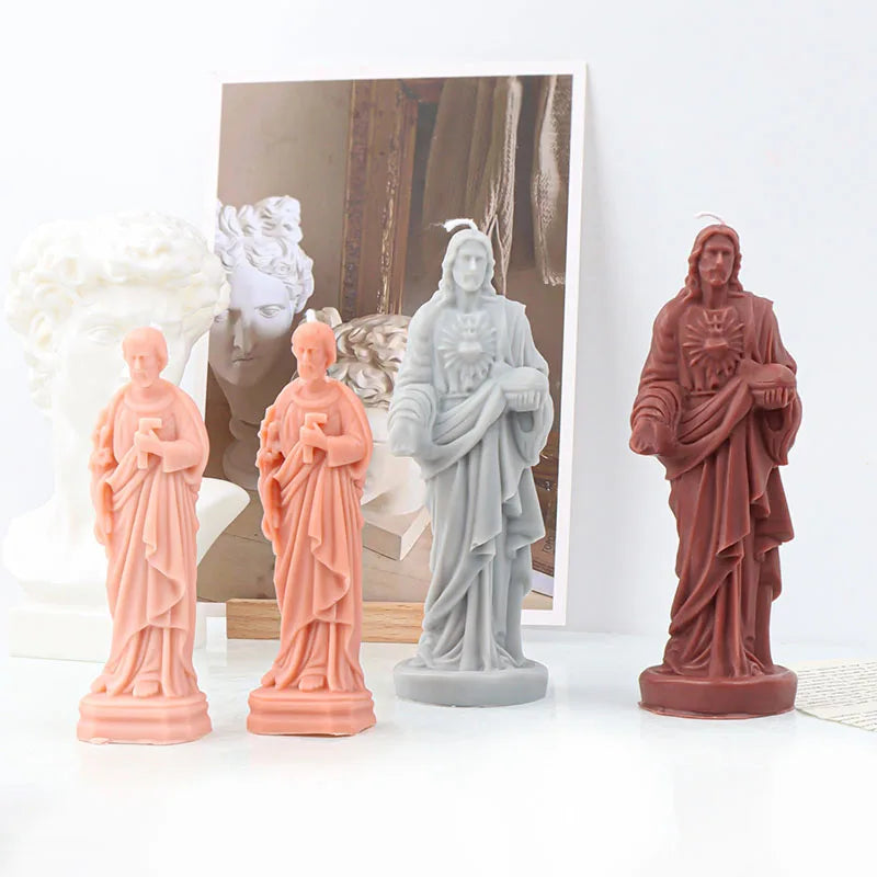 Matriță din silicon pentru lumânări și statuete religioase, model la alegere