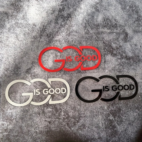 Autocolant auto creștin „God Is Good”