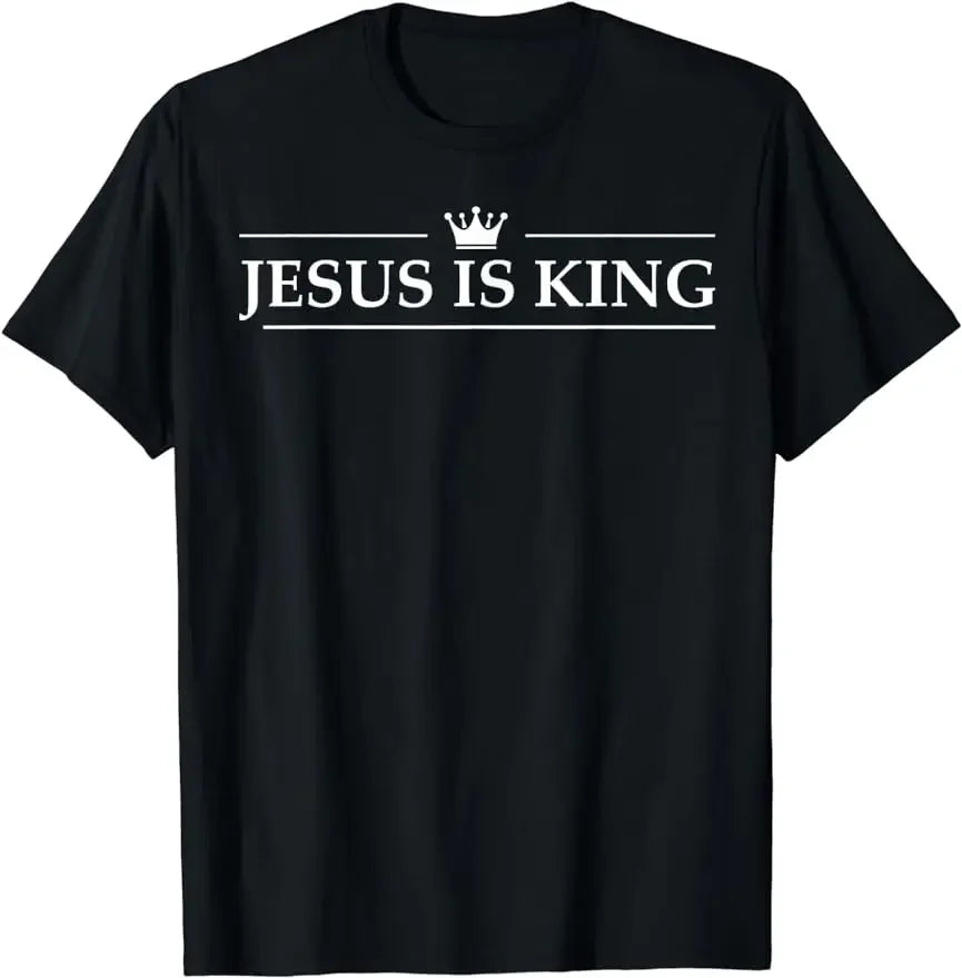 Tricou cu mesajul „Jesus Is King”